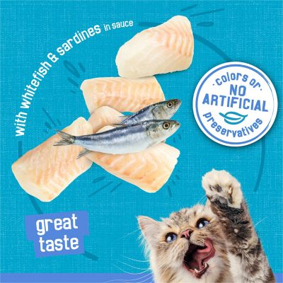 Image showing  Shreds with Whitefish & Sardines in Sauce Wet Cat Food, 5.5 oz.