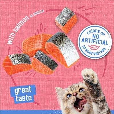 Image showing  Shreds with Salmon in Sauce Recipe Wet Cat Food, 5.5 oz.