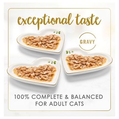 Image showing  Adult Gravy Lovers Poultry and Beef Feast Collection Wet Cat Food Variety Pack, 3 oz., Pack of 30 Cans