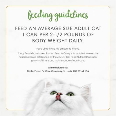 Image showing 5 th Purina Fancy Feast Gravy Lover Salmon 24/3 oz.