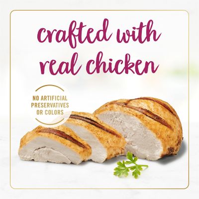 Image showing  Delights With Cheddar Grilled Chicken and Cheddar Cheese Feast in Gravy, 3 oz.