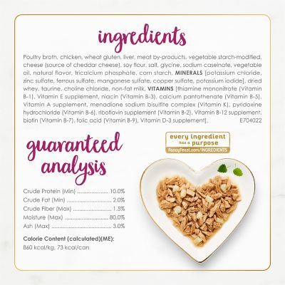 Image showing 5 th Purina Fancy Feast Delights With Cheddar Grilled Chicken and Cheddar Cheese Feast in Gravy, 3 oz.