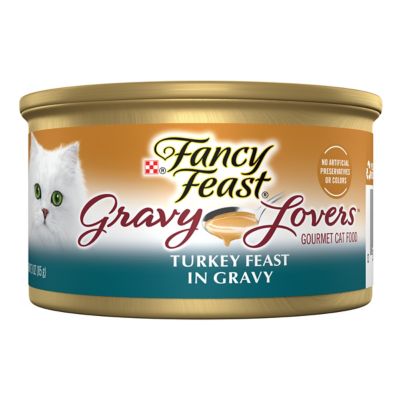 Purina Fancy Feast Gravy Lovers Turkey Feast Gourmet Cat Food in Wet Cat Food Gravy