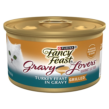 Purina Fancy Feast Gravy Lovers Turkey Feast Gourmet Cat Food in Wet Cat Food Gravy