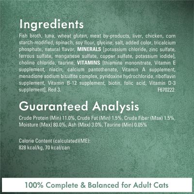 Image showing  Medleys Tuna Florentine With Spinach in a Light Broth, 3 oz.