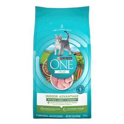 Purina ONE Indoor Advantage Premium Adult Turkey Recipe Dry Cat Food My cats love the taste and I live the high protein and health benefits!