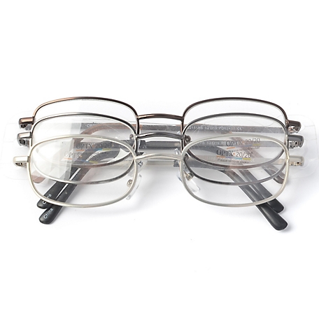 OPTX 20/20 Reading Glasses, 3, 3-Pack