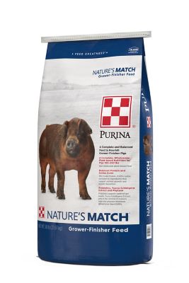 Image showing  Nature's Match Grower-Finisher Pelleted Swine Feed, 50 lb. Bag