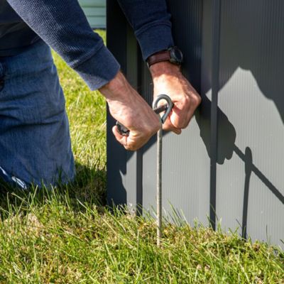 Image showing  Auger Reusable Canopy Anchors, 15 in., 6-Pack