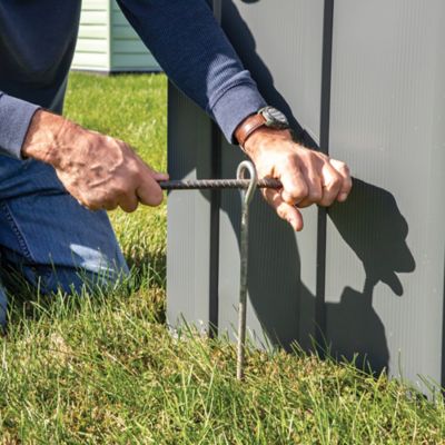 Image showing  Auger Reusable Canopy Anchors, 15 in., 6-Pack