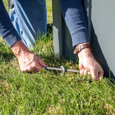 Image showing  Auger Reusable Canopy Anchors, 15 in., 6-Pack