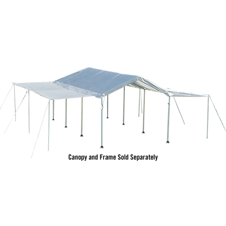 ShelterLogic 10 ft. x 20 ft. Max AP Canopy Extension/Sidewall Kit, 9-1/2 ft., 25730
