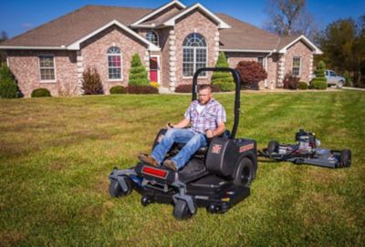 Image showing  44 in. 11.5 HP Electric-Start Finish-Cut Gas Trail Mower