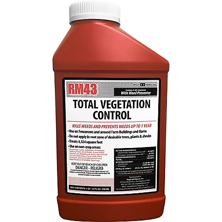 RM43 32 oz. Total Vegetation Control Weed Preventer Concentrate with Glyphosate and Imazapyr