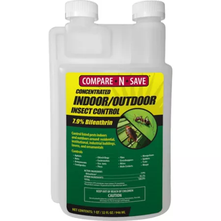 Compare-N-Save 32 oz 7.9% Bifenthrin Indoor/Outdoor Insect Control Concentrate Insecticides