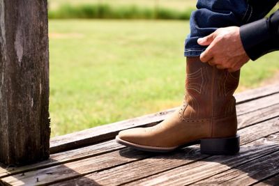 Image showing  Men's Sport Wide Square Toe Western Boots