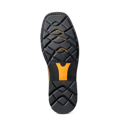 Image showing  Men's Sierra Wide Square Steel Toe Work Boots, Light Brown