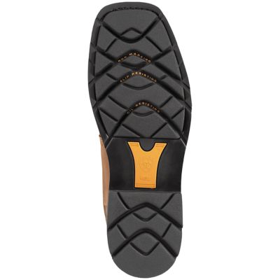 Image showing  Men's Sierra Wide Square Steel Toe Work Boots, Light Brown