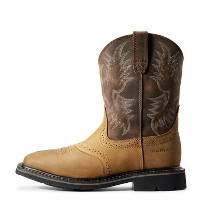 Image showing  Men's Sierra Non-Safety Wide Square Toe Work Boots