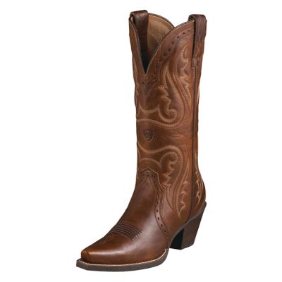 ariat women's short cowboy boots