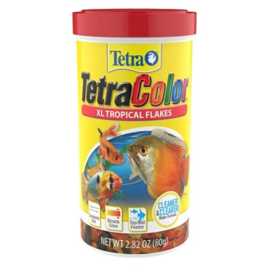 Image showing 5 th Tetra Color Tropical Flakes Fish Food, 1 oz., 185 ml
