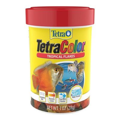 Image showing 6 th Tetra Color Tropical Flakes Fish Food, 1 oz., 185 ml