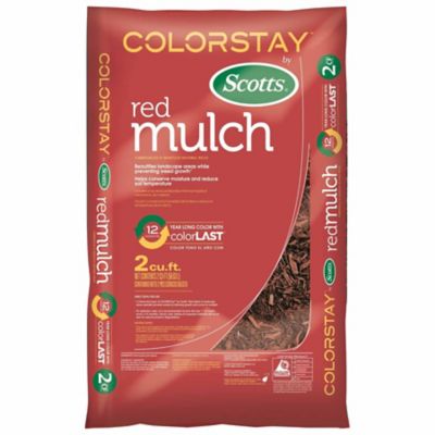 Scotts 2 cu. ft. Red ColorStay Mulch