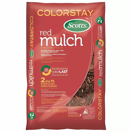 Scotts 2 cu.ft Red ColorStay Mulch Wood Mulch