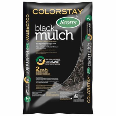 Scotts Colorstay By Scotts Black Mulch 2 Cu Ft 88552390 At Tractor Supply Co