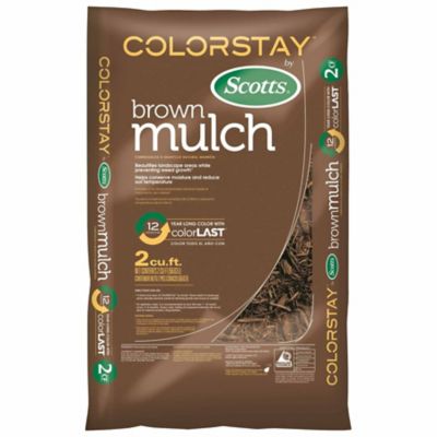 Scotts 2 cu. ft. Brown ColorStay Mulch