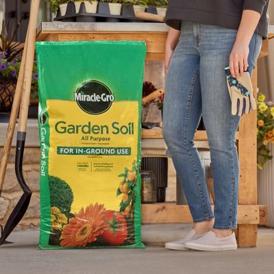 Miracle Gro Garden Soil All Purpose Mix For In Ground Use 2 Cu Ft At Tractor Supply Co