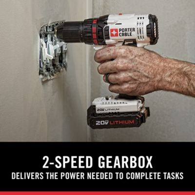 Image showing 5 th PORTER-CABLE 20V Max 1/2 in. Cordless Lithium-Ion Drill/Driver Kit