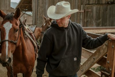 Image showing 6 th Carhartt Men's Rain Defender Loose Fit Heavyweight Hoodie