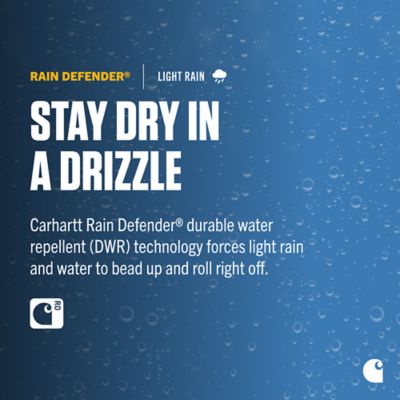 Image showing 2 th Carhartt Men's Rain Defender Loose Fit Heavyweight Hoodie