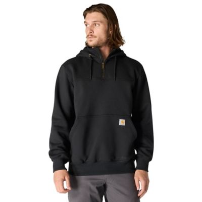 Image showing 1 th Carhartt Men's Rain Defender Loose Fit Heavyweight Quarter-Zip Mock Hoodie
