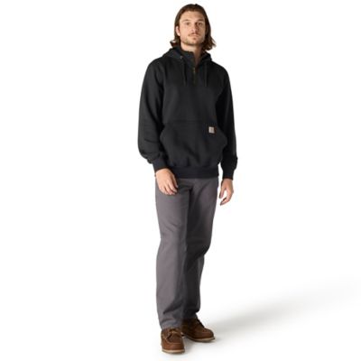 Image showing 4 th Carhartt Men's Rain Defender Loose Fit Heavyweight Quarter-Zip Mock Hoodie