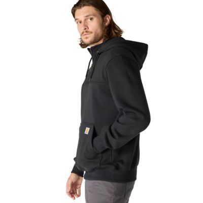 Image showing  Men's Rain Defender Loose Fit Heavyweight Quarter-Zip Mock Hoodie