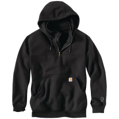 Carhartt Men's Rain Defender Loose Fit Heavyweight Quarter-Zip Mock Hoodie