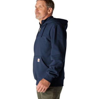 Image showing 3 th Carhartt Men's Rain Defender Loose Fit Heavyweight Quarter-Zip Mock Hoodie
