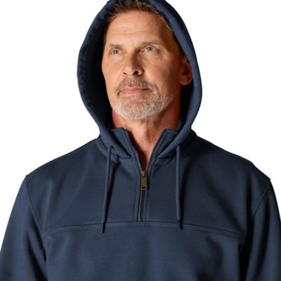Image showing 5 th Carhartt Men's Rain Defender Loose Fit Heavyweight Quarter-Zip Mock Hoodie