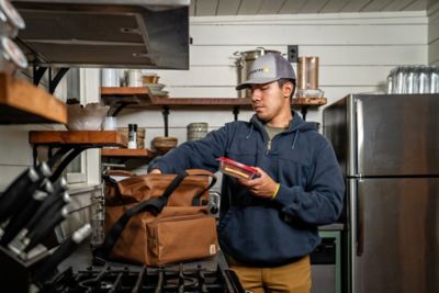 Image showing 8 th Carhartt Men's Rain Defender Loose Fit Heavyweight Quarter-Zip Mock Hoodie