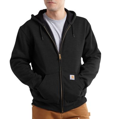 mens lined hooded sweatshirt
