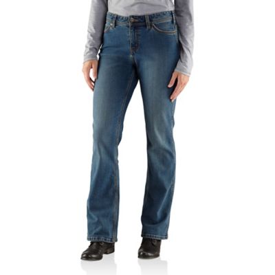 Carhartt Women's Relaxed Fit Mid-Rise Denim Jasper Jeans Easy to order then pick up in store
