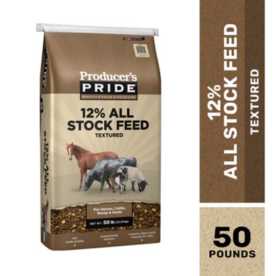 Producer's Pride 12% All-Stock Textured Livestock Feed, 50 lb.