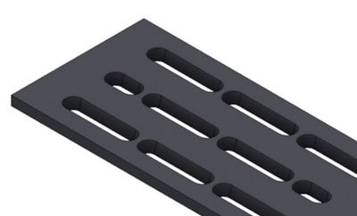Image showing  Cast Iron Grate, 15 in. x 7 in.