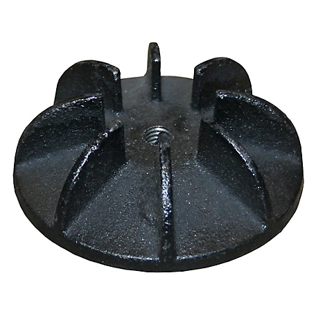 US Stove Painted Furnace Spin Damper, Cast Iron