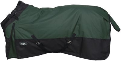 Tough-1 1200D Waterproof Poly Horse Turnout Blanket with Snuggit Neck Horse Blanket