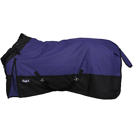 HILASON 1200D Winter Waterproof Poly Horse Blanket Belly Wrap Purple 