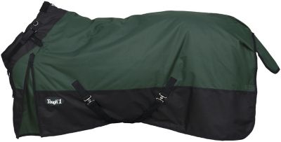 Tough1 300g/1200D Poly Waterproof Horse Turnout Blanket with Adjustable Snuggit Neck