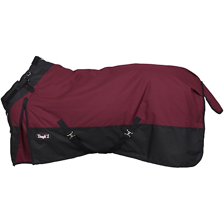 Tough-1 1200D Waterproof Poly Horse Turnout Blanket with Adjustable Snuggit Neck